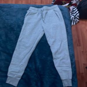 Gray puma sweatpants